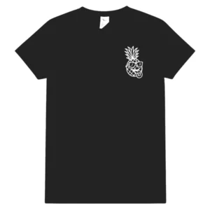 Schwarzes Funhouse54 T-Shirt mit FunHouse Logo auf Brust